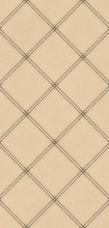 Classic Diamond Lattice Clear Case for iPhone design — diagonal diamond trellis grid with double lines and small square