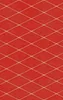Crimson Diamond Stitch MagSafe Tough Case for iPhone design — red quilted diamond lattice pattern with white double-stitch