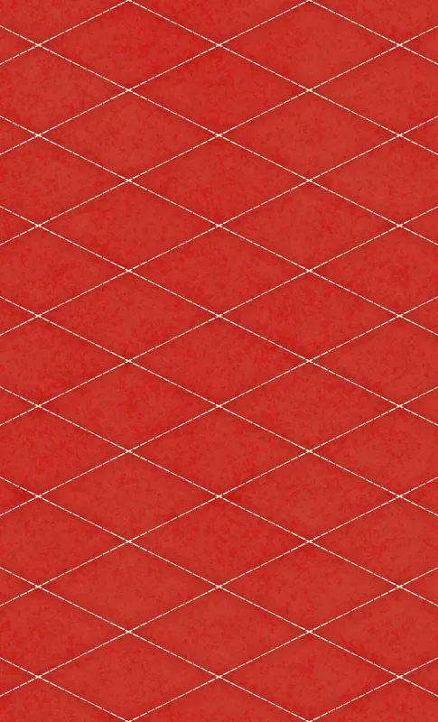 Crimson Diamond Grid Tough Case for Samsung design — repeating diamond grid pattern with ivory stitched outlines on a deep