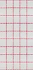 Red Plaid Clear Case for iPhone design — red windowpane plaid grid on a white woven textile background with evenly spaced