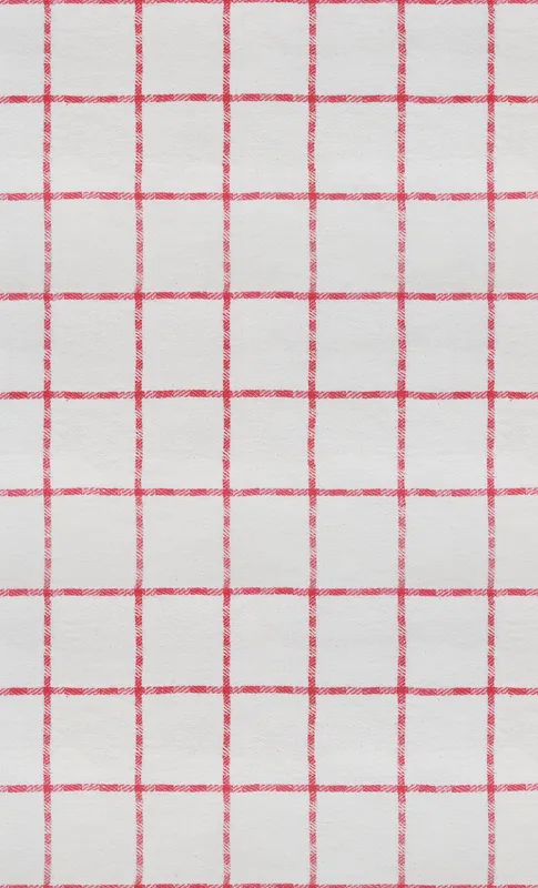 Classic Red Windowpane Check Tough Case for Samsung design — red and white windowpane check pattern with evenly spaced grid