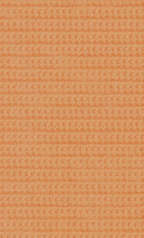 Warm Peach Woven Texture Tough Case for Samsung design — close-up photorealistic knitted fabric texture in warm peach-orange
