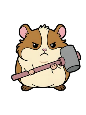 Hammer Time Hamster Tee